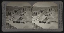 Valley of Kings Thebes Egypt 1924 Tomb of Tutankhamun Excavation Stereoview picture