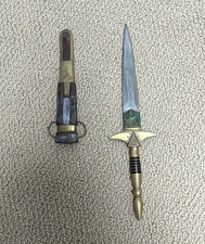 Vintage Handmade North African Tuareg-Style Ceremonial Dagger with Sheath picture