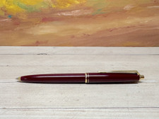 Vintage MONTBLANC Burgundy Push Button Mechanical Pencil picture
