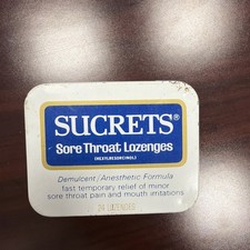 VINTAGE SUCRETS METAL TIN CASE picture