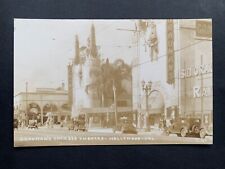 c1920s HOLLYWOOD CA GRAUMAN'S CHINESE THEATRE RPPC UNUSED VF  PHOTO CARS L@@K  picture