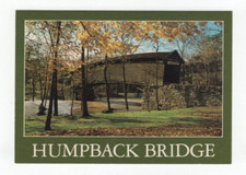 Humpback Bridge Near Covington, Virginia 4x6 Postcard Unposted picture