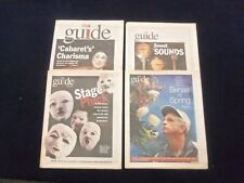 1998-99 WILKES-BARRE, PA TIMES LEADER NEWSPAPER - THE GUIDE - LOT OF 4 - NP 6218 picture