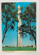 The Washington Monument Washington DC Postcard Vintage Posted 1971 picture