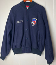 Original 1992 Bill Clinton Campaign Staff Jacket Vintage Friend of Bill Estate picture