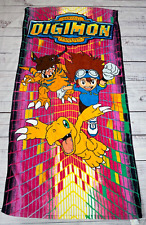 Vintage Digimon Digital Monsters Beach Bath Towel Multicolor 100% Cotton picture