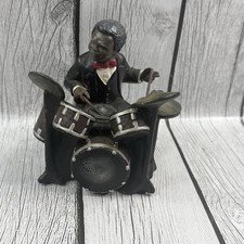 Vintage 1994 Enesco All That Jazz Musician DRUMMER picture