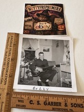 Snapshot Photo Vintage “ Bobby Playing His Guitar picture