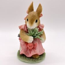 My Blushing Bunnies Friendship Harvests Many Blessings 1996 Enesco Figurine Vtg picture