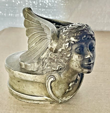 Antique 1926-1929  Buick Flying Goddess Radiator Cap Hood Ornament Nickel Plated picture