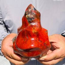 1345g Natural Red Ocean Jasper Torch Quartz Crystal Display Healing picture