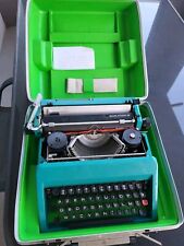 OLIVETTI Studio 45 Blue-Green Typewriter in L Condition.  picture