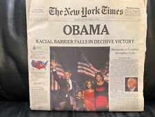 November 5, 2008 Election OBAMA Win-New York Times picture