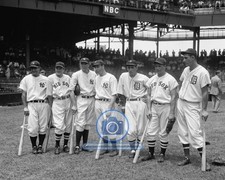 ALL-STAR BASEBALL PLAYERS GEHRIG DIMAGGIO GRIFFITH STADIUM 8X10 PHOTO picture
