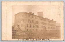 RPPC Northwood New Hampshire Shoe Factory Real Photo Postcard 1912 picture