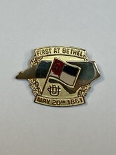 UDC United Daughters of the Confederacy Pin Bethel North Carolina Gold Filled GF picture