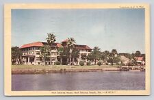 Postcard Redland Court New Smyrna Beach Florida 1948 picture