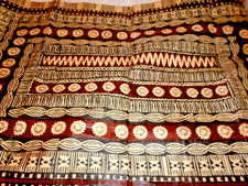 VINTAGE TAPAS CLOTH HANDMADE FROM TREE BARK TONGA ISLANDS 70 X 42 INCH picture
