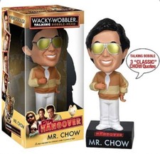 2010 Funko Wacky Wobbler Talking Bobble Head MR. CHOW The Hangover - New/Sealed picture