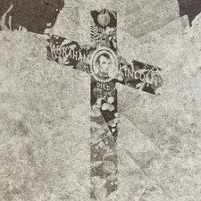 Abraham Lincoln Memorial Stereoview E. & H. T. Anthony 1870s Skeleton Leaves picture