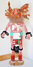 Hopi Owl Kachina Signed by Native American Wilmer Kaye picture