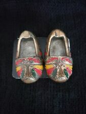 Vintage Antimony Ware Yamato-Gumi Set of Mini Slipper/Shoe Ashtrays picture