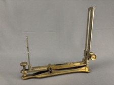 Antique Francis Barker & Son Brass Tangent Clinometer, 1934 (15H) picture