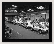 12X9 FRAMED FORD SHELBY COBRA 427 FACTORY ASSEMBLY LINE REPRODUCTION PRINT picture