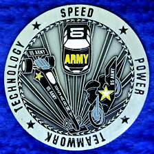 US Army Motorsports 2004 NASCAR Motorcycle Racing NHRA Top Challenge Coin PT-3 picture