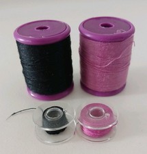 Bratz 2006 Vintage Sewing Machine Sewing Thread- 4 Spools-Purple & Black Y2K picture