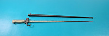 Antique French Model 1886 Lebel Rifle Bayonet Sword  + Scabbard TR1900 picture