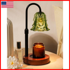 Funistree Small Candle Warmer Lamp Timer Adjustable Green Lamp Warmer For Jar picture