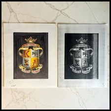 Vintage 1979 Krewe of Andalusia Mardi Gras Art Spangenberg Studios Set Archive picture