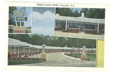 Vintage Postcard Dream Land Motel Columbia South Carolina SC Travel AAA USA picture