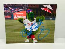 Philly Phanatic Umbrella Signed Autographed Photo Authentic 8X10 COA picture