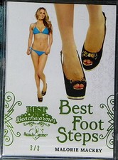 2022 Bench Warmer Best of Malorie Mackey Best Foot Steps Lime Foil 3/3 SSP picture