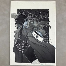 GAHO-SHOP Hellsing Alucard Limited Duplicate Manga Manuscript Page Japan Import picture
