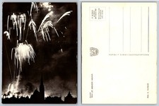 PLZEŇ Czech Republic May Celebrations Fireworks RPPC Postcard Orbis Praha picture