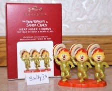 2020 HALLMARK HEAT MISER CHORUS THE YEAR WITHOUT A SANTA CLAUS ORNAMENT, New picture