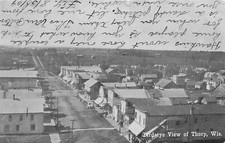 Postcard WI: Birdseye View of Thorp, Wisconsin DB Posted 1909 picture