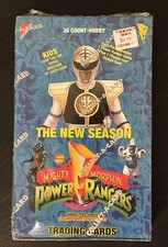 Mighty Morphin Power Rangers Trading Cards 36 Packs Hobby Box, Factory Sealed picture