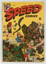 Speed Comics #37 GD+ 2.5 RESTORED 1945 picture