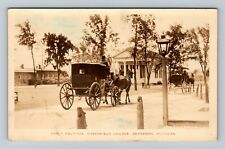 RPPC Dearborn MI-Michigan Early Equipage Greenfield Village Vintage Postcard picture