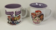 2 Bratz Dump HIM 20oz & Only Bratz Are Bratz 12oz Mug Set Brand New