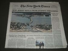 2012 NOV 1 NEW YORK TIMES - NEW JERSEY REELS FROM STORMS THRASHING - NP 2447 picture