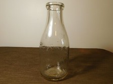 VINTAGE MUTUAL MILK and CREAM CO NEW YORK 1 QUART MILK BOTTLE picture