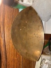 Vintage Handcrafted Bronze Crescent / Gondola Pedestal Bowl Handmade By Kurway picture