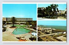 Postcard Mississippi Biloxi MS Fountain's Buena Vista Hotel 1970s Unposted picture