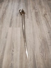 ⚔️Rare Imperial German Prussian M1852 Saber Sword Etched Westf Train Batt Nr. 7 picture
