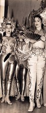 1950s UNSEEN CUBA CUBAN VEDETTE CHEESECAKE PARISIEN SHOW PORTRAIT PHOTO MA30 picture